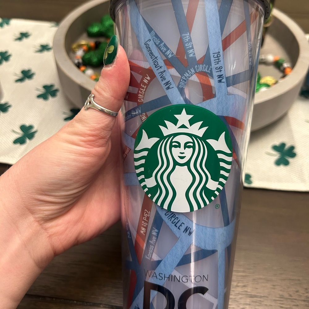Starbucks Washington DC Tumbler - Blue and Green